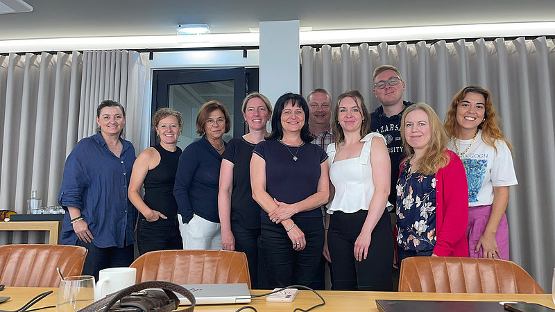 Gruppenfoto der Teilnehmenden der Weiterbildung Gamification und KI in der Lehre. 