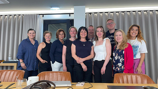 Gruppenfoto der Teilnehmenden der Weiterbildung Gamification und KI in der Lehre. 